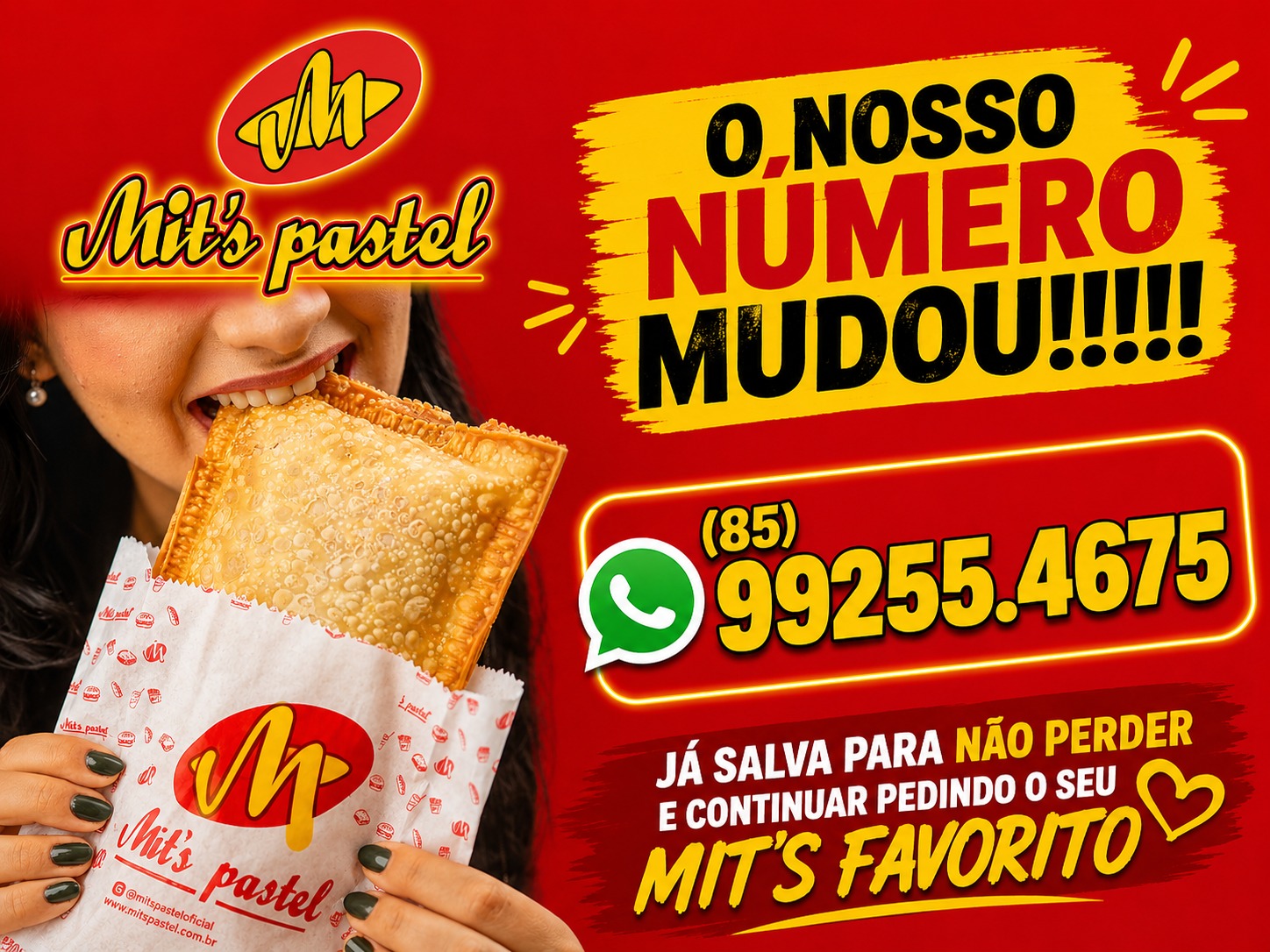Novo WhatsApp Mit's Pastel (85) 99255.4675